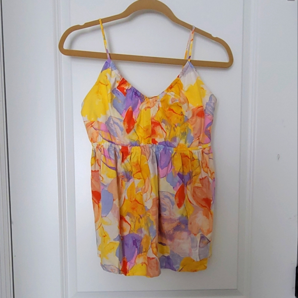Colorful maternity summer top